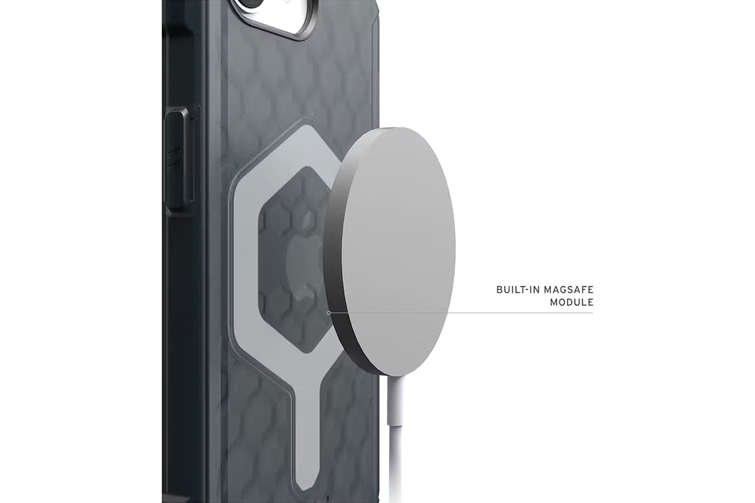UAG Essential Armor for Magsafe iPhone 16e Case | Ash-4