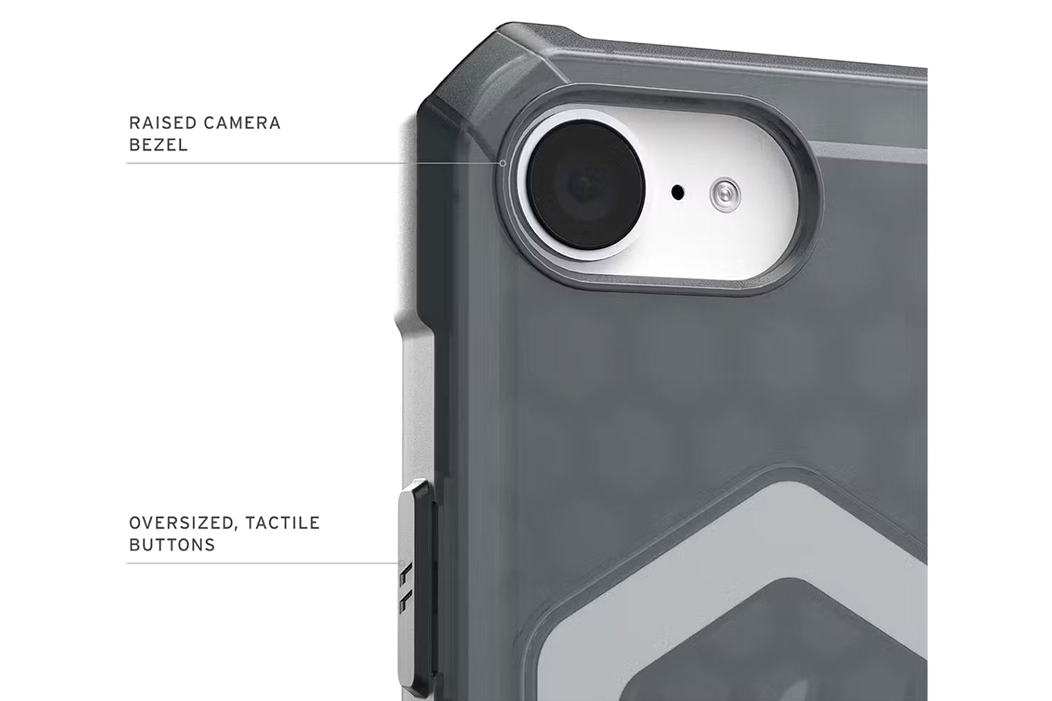UAG Essential Armor for Magsafe iPhone 16e Case | Ash-5