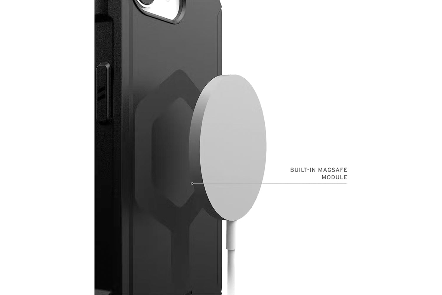 UAG Essential Armor for Magsafe iPhone 16e Case | Black-4