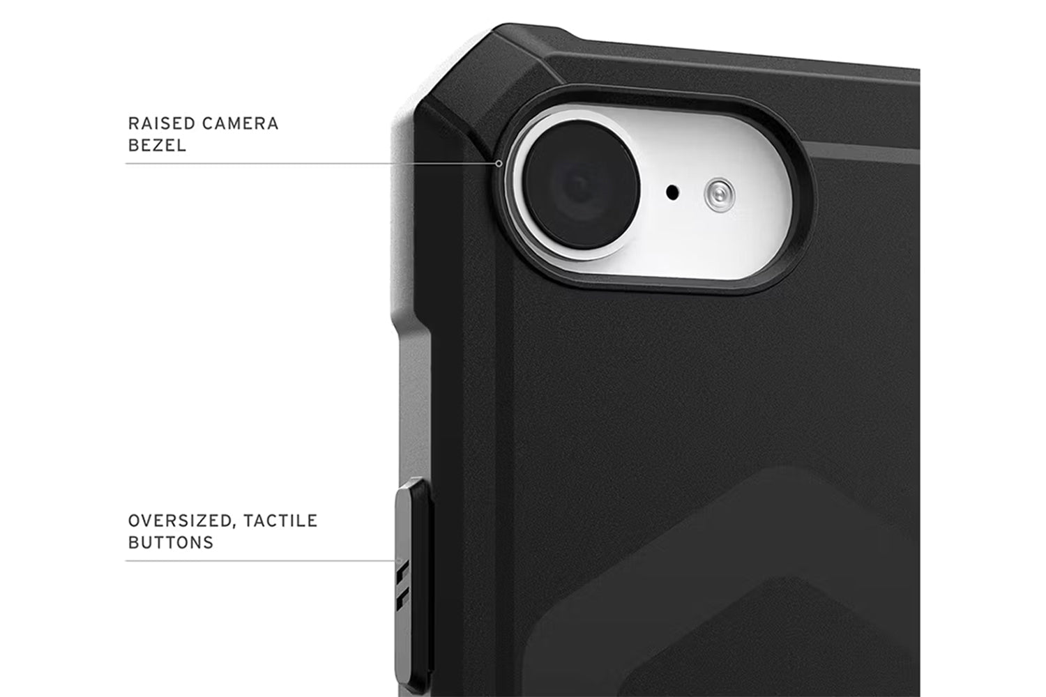 UAG Essential Armor for Magsafe iPhone 16e Case | Black-5