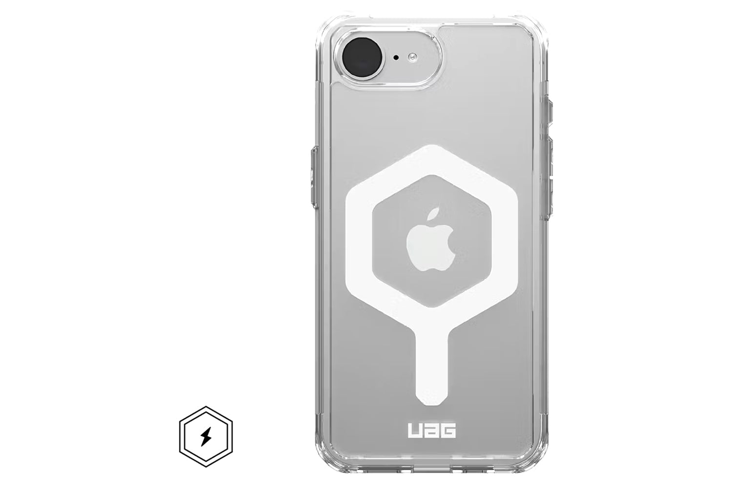 UAG Plyo for Magsafe iPhone 16e Case | Ice/White