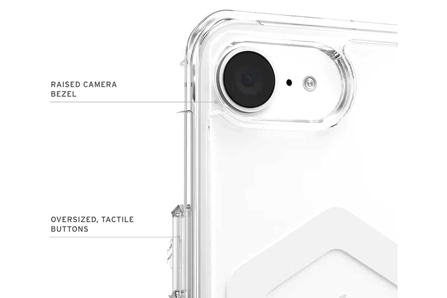 UAG Plyo for Magsafe iPhone 16e Case | Ice/White-5