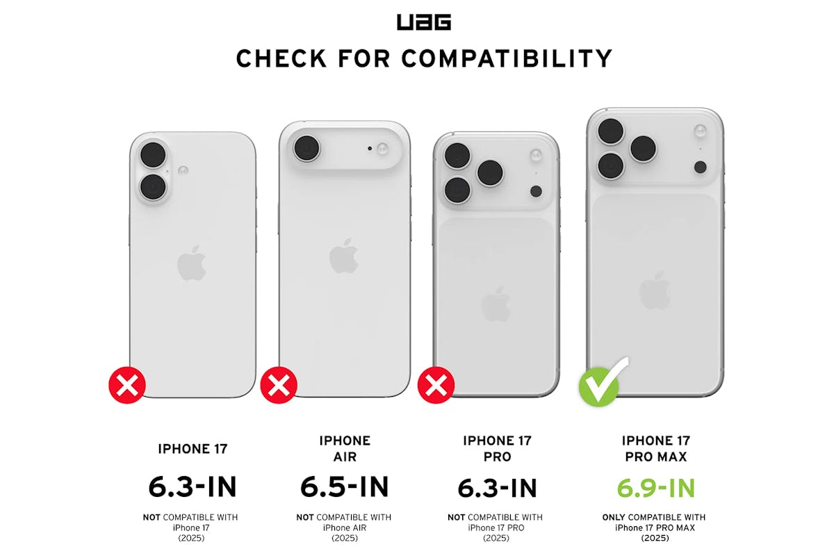 UAG Plyo iPhone 17 Pro Max Case | Ice/White-5