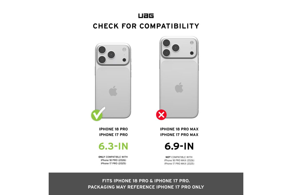 UAG Civilian iPhone 18/17 Pro Case | Black-4