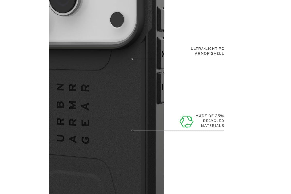 UAG Civilian iPhone 18/17 Pro Case | Black-8