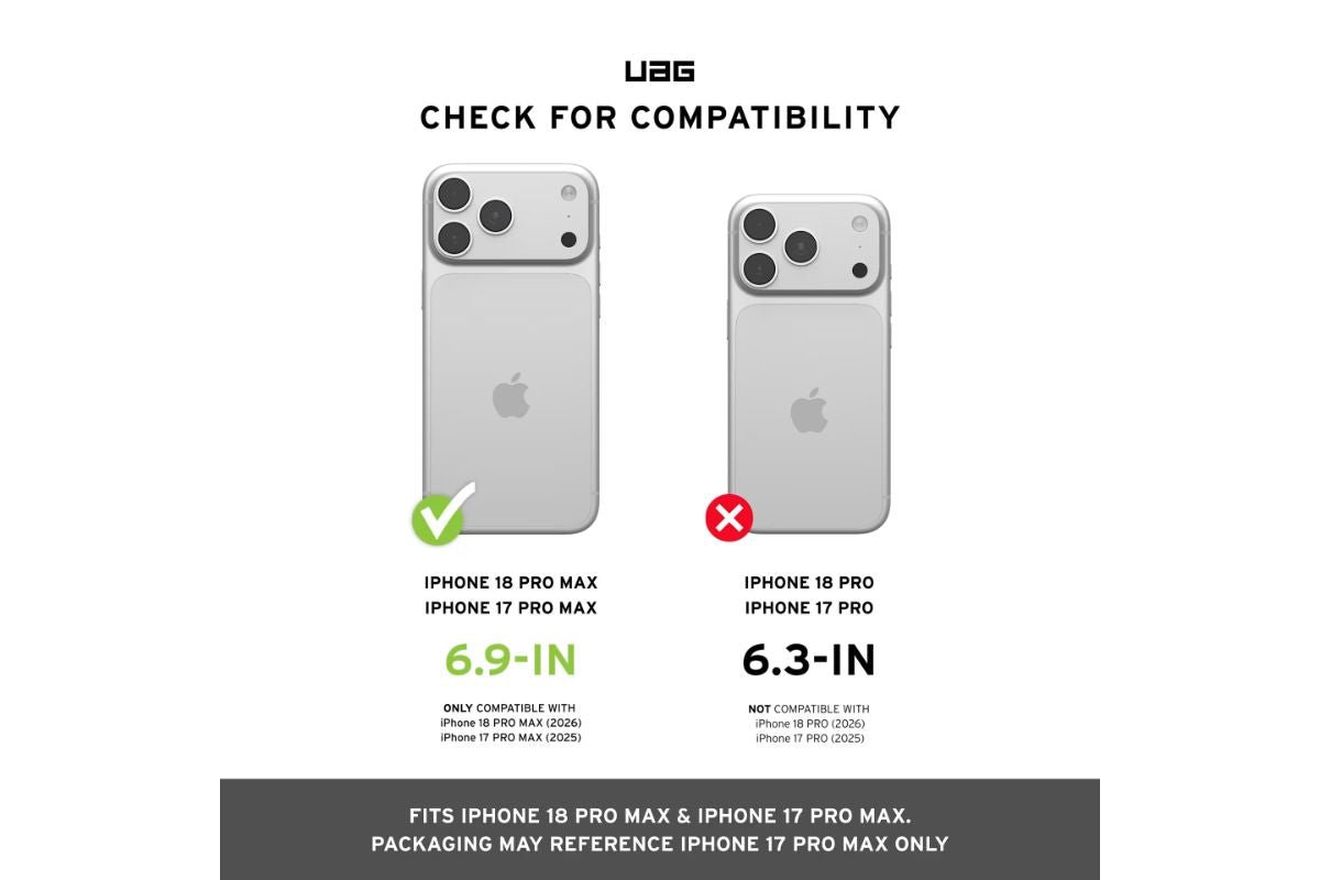 UAG Civilian iPhone 18/17 Pro Max Case | Black-4
