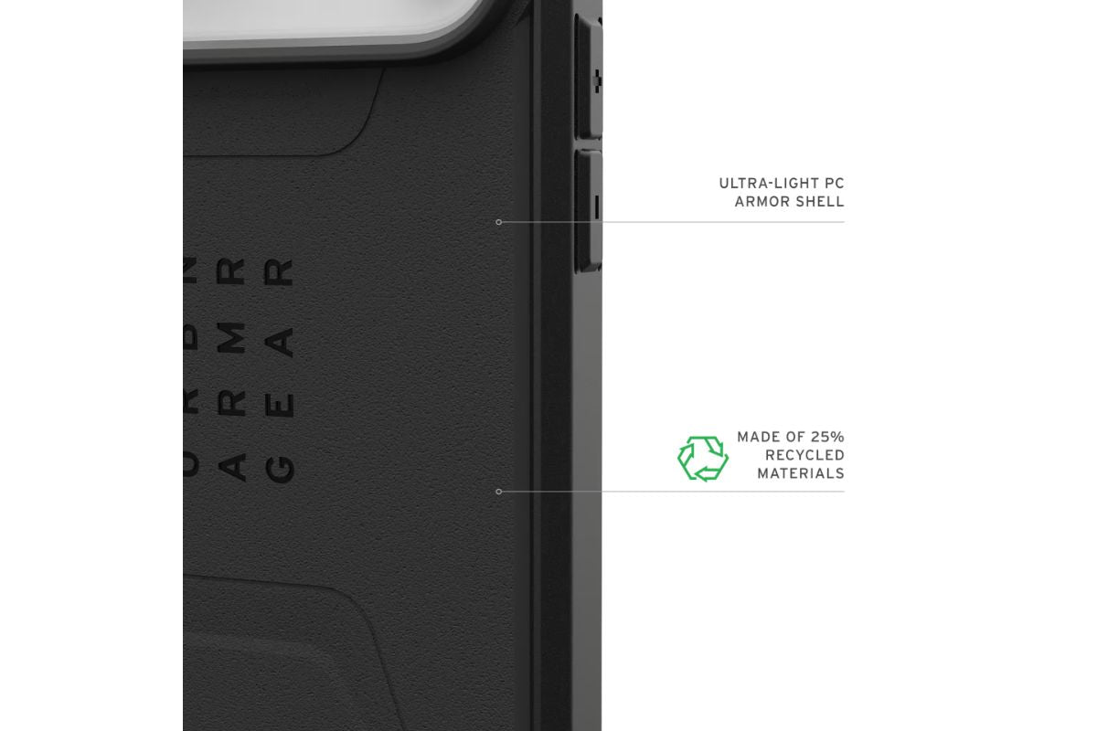 UAG Civilian iPhone 18/17 Pro Max Case | Black-8