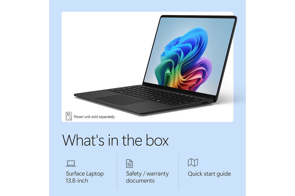 Microsoft Surface 13.8" Laptop Snapdragon X2 Plus (10 Core) | 24GB | 512GB | Qualcomm Adreno | Black-18