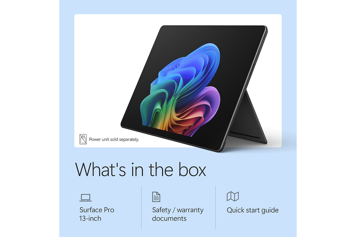 Microsoft Surface Pro 13" Snapdragon X2 Plus (10 Core) Copilot+ PC | 16GB | 512GB| Black + Keyboard in Black-16
