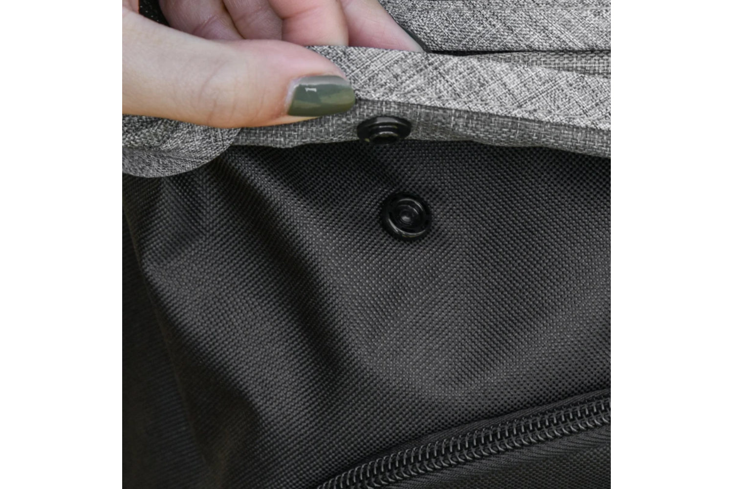 PawHut Folding Pet Stroller | Grey/Black-7