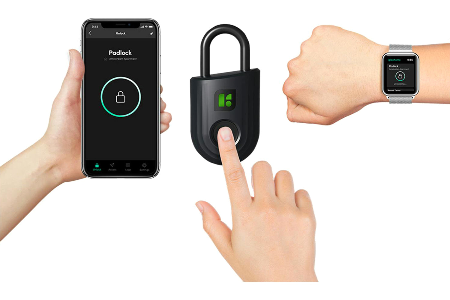 Igloohome SP3 Smart Padlock Lite | Black-6