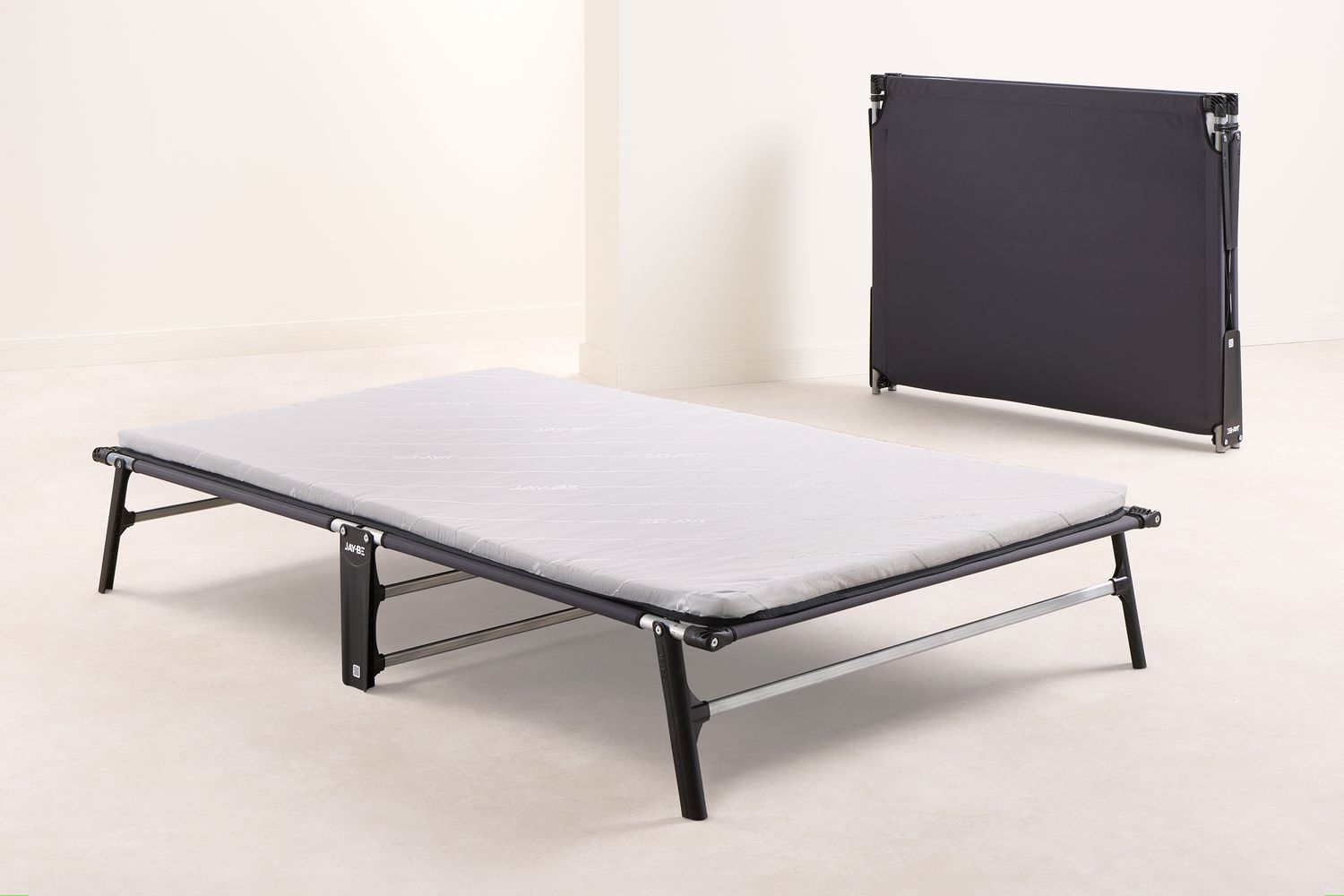 JAY-BE CE120 Compact Folding Bed | Small Double | Steel Frame | 120cm x 190cm