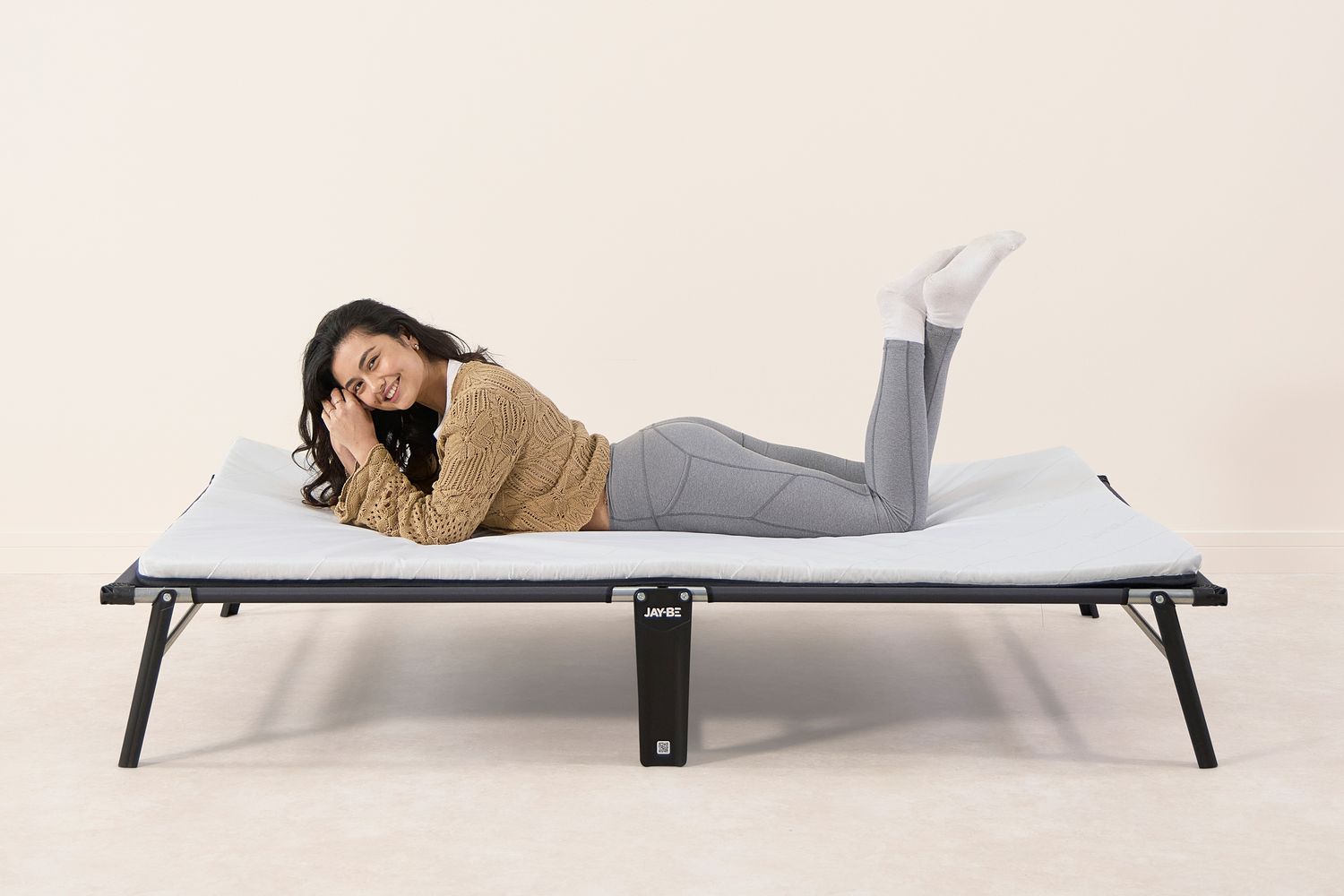 JAY-BE CE120 Compact Folding Bed | Small Double | Steel Frame | 120cm x 190cm-5