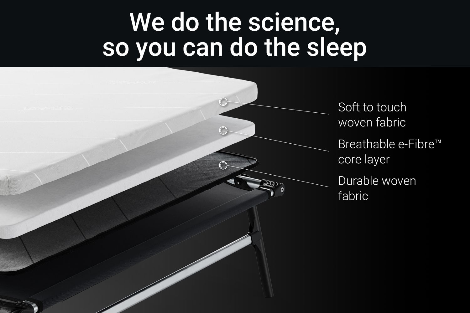 JAY-BE CE120 Compact Folding Bed | Small Double | Steel Frame | 120cm x 190cm-10