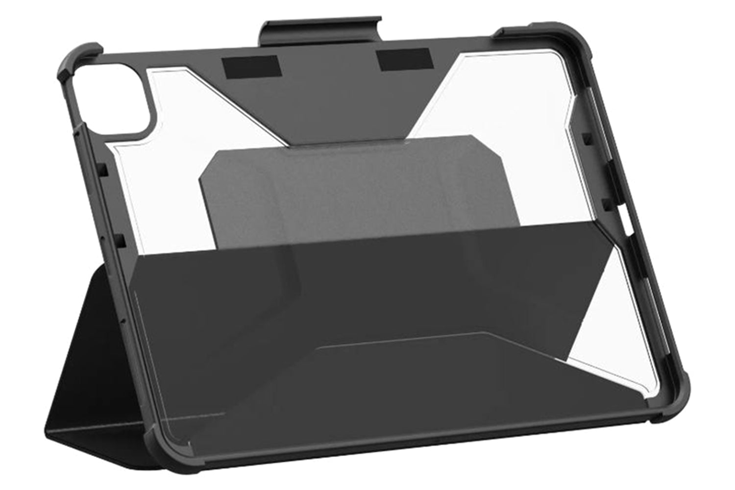 UAG Plyo Series iPad Air 11" 6th Gen M2 (2024) Folio Case | Black/Ice-12