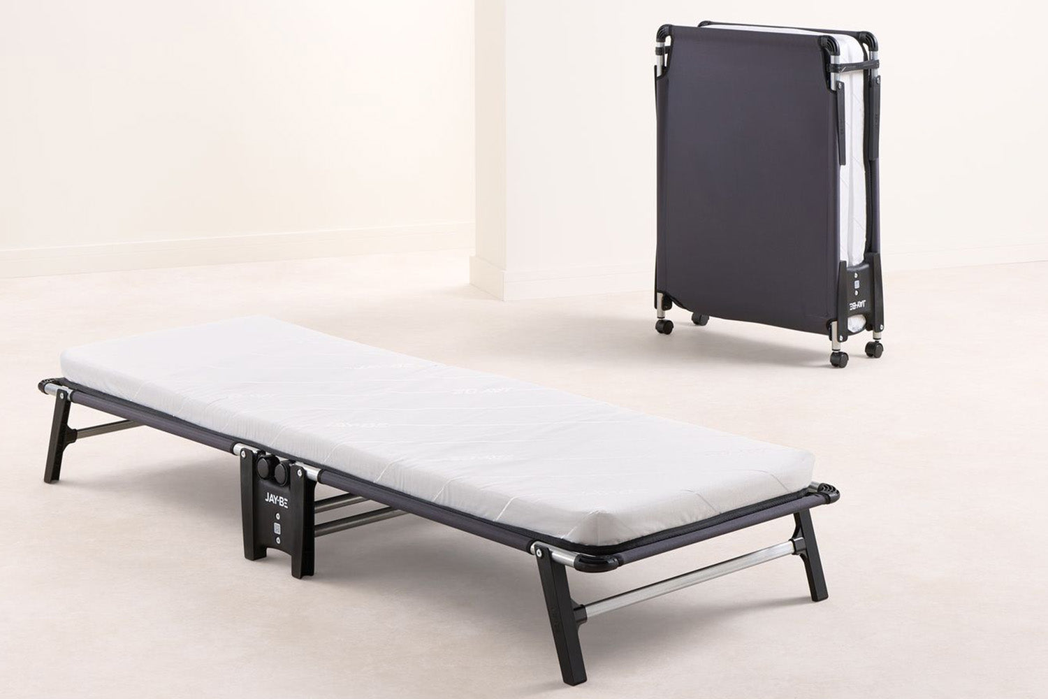 JAY-BE Hideaway Folding Guest Bed | Single | Black