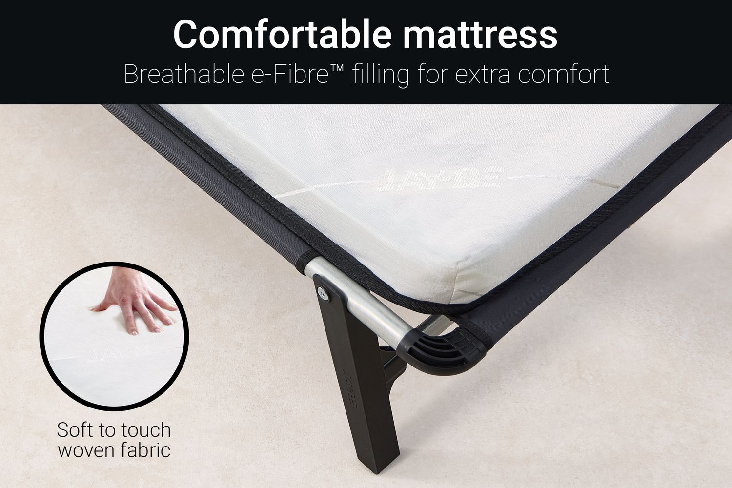 JAY-BE HE70 Hideaway Folding Bed | Single | Steel Frame | 70cm-6