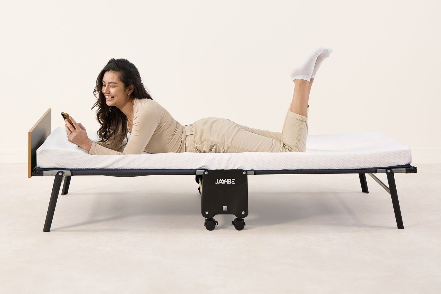 JAY-BE RM80 Rollaway Memory Folding Bed | Single Bed | Memory e-Fibre Mattress | 80cm-5