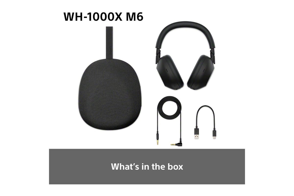 Sony WH-1000XM6 Noise Cancelling Wireless Bluetooth Over Ear Headphones | Black-12