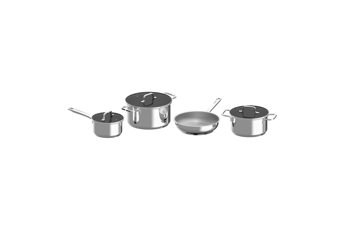 Berghoff Helix 7 Piece Cookware Set | Stainless Steel | Multi-size-2
