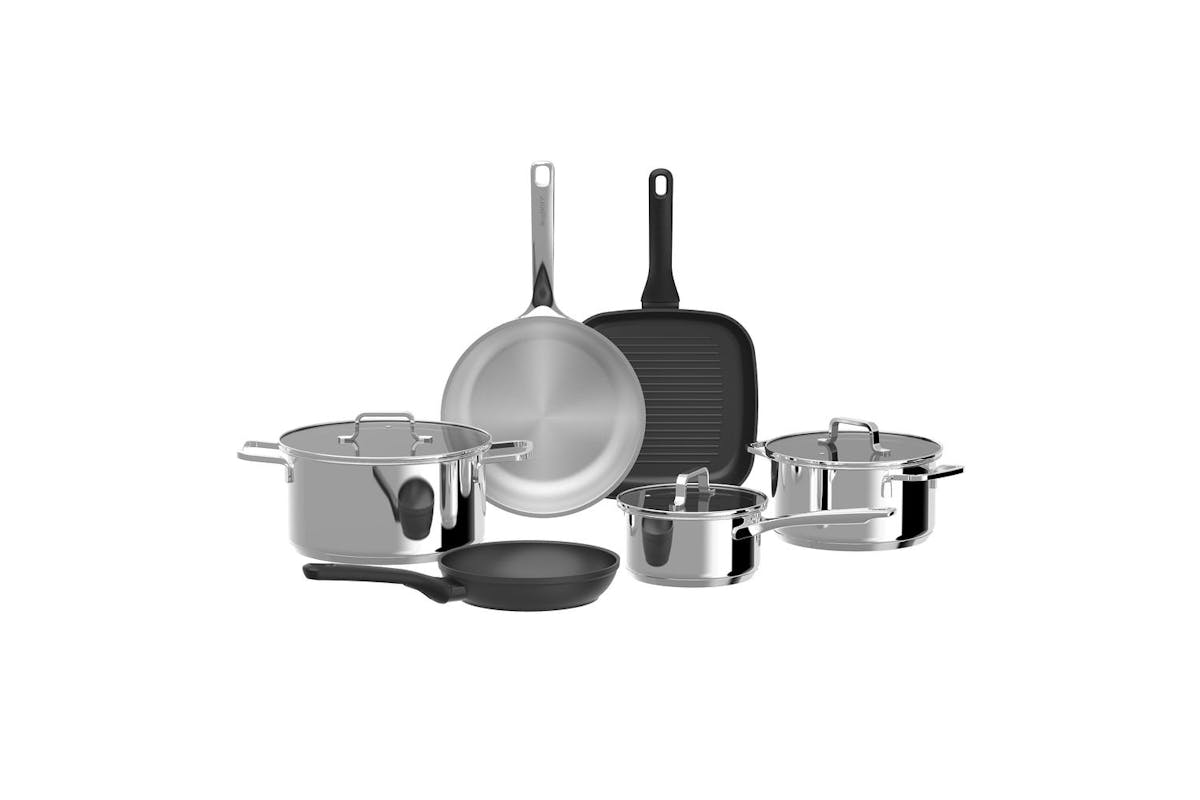 Berghoff 9pc Cookware Set Helix | Cookware Set | Recycled Stainless Steel & Aluminium | Multi-size-3
