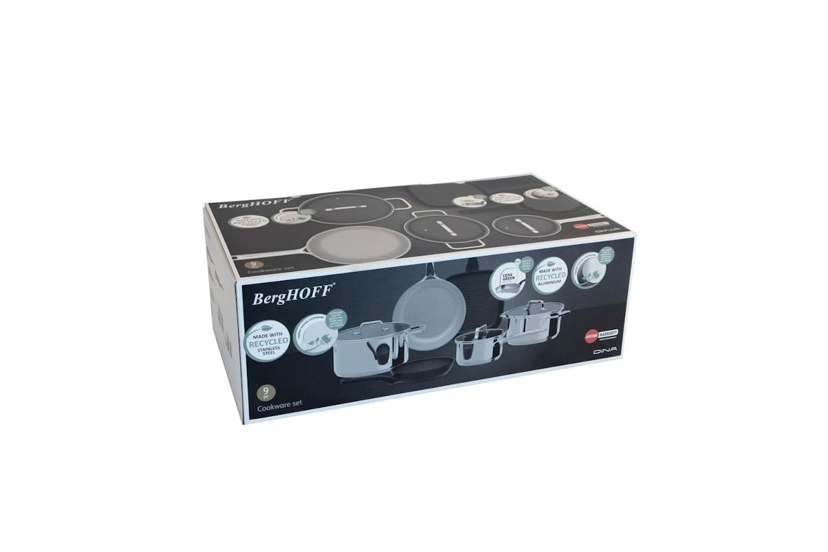 Berghoff 9pc Cookware Set Helix | Cookware Set | Recycled Stainless Steel & Aluminium | Multi-size-4