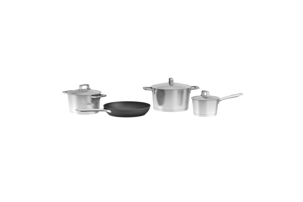 Berghoff Meta 7 Piece Cookware Set | Stainless Steel & Non-stick | Induction Ready-3