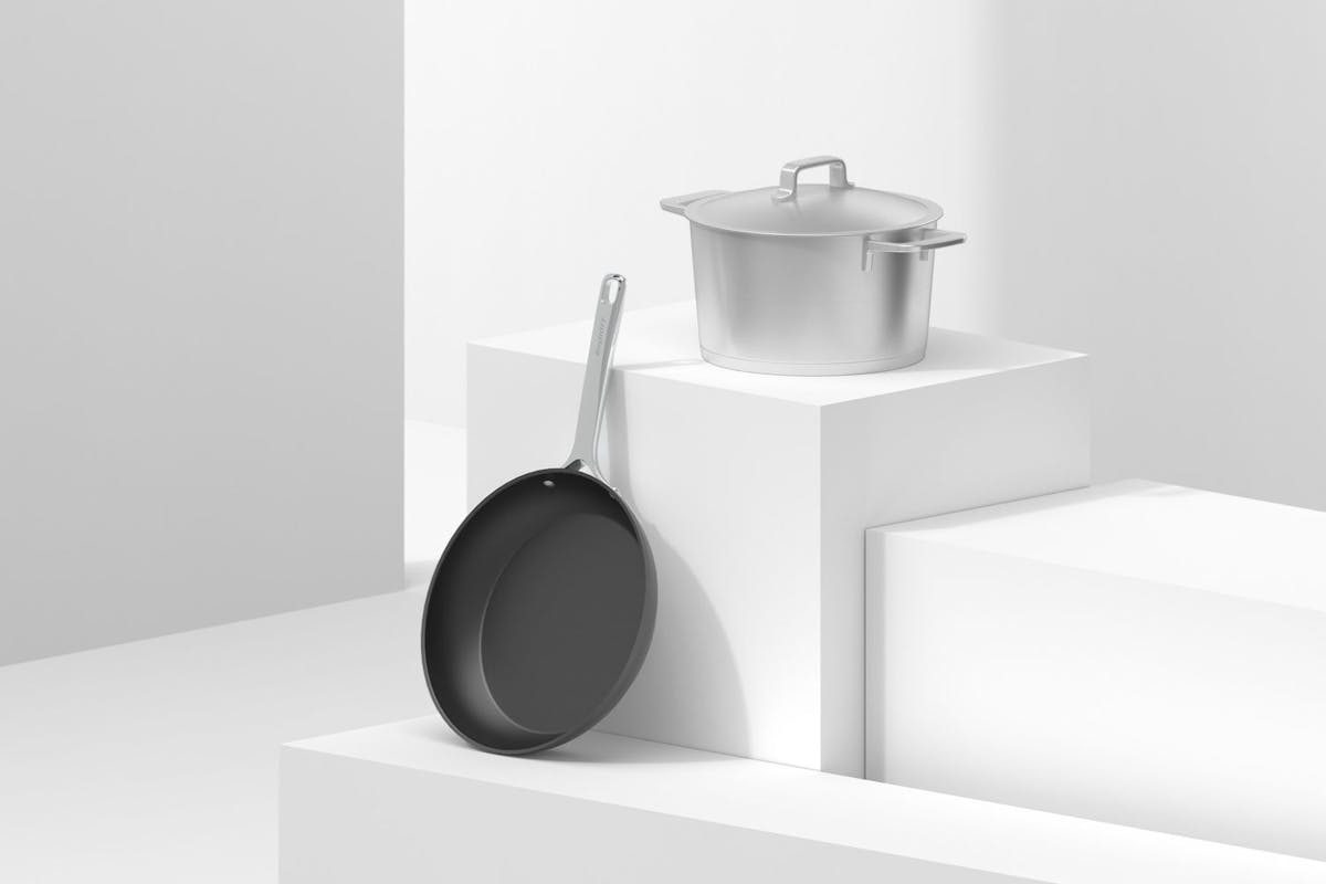 Berghoff Meta 7 Piece Cookware Set | Stainless Steel & Non-stick | Induction Ready-5