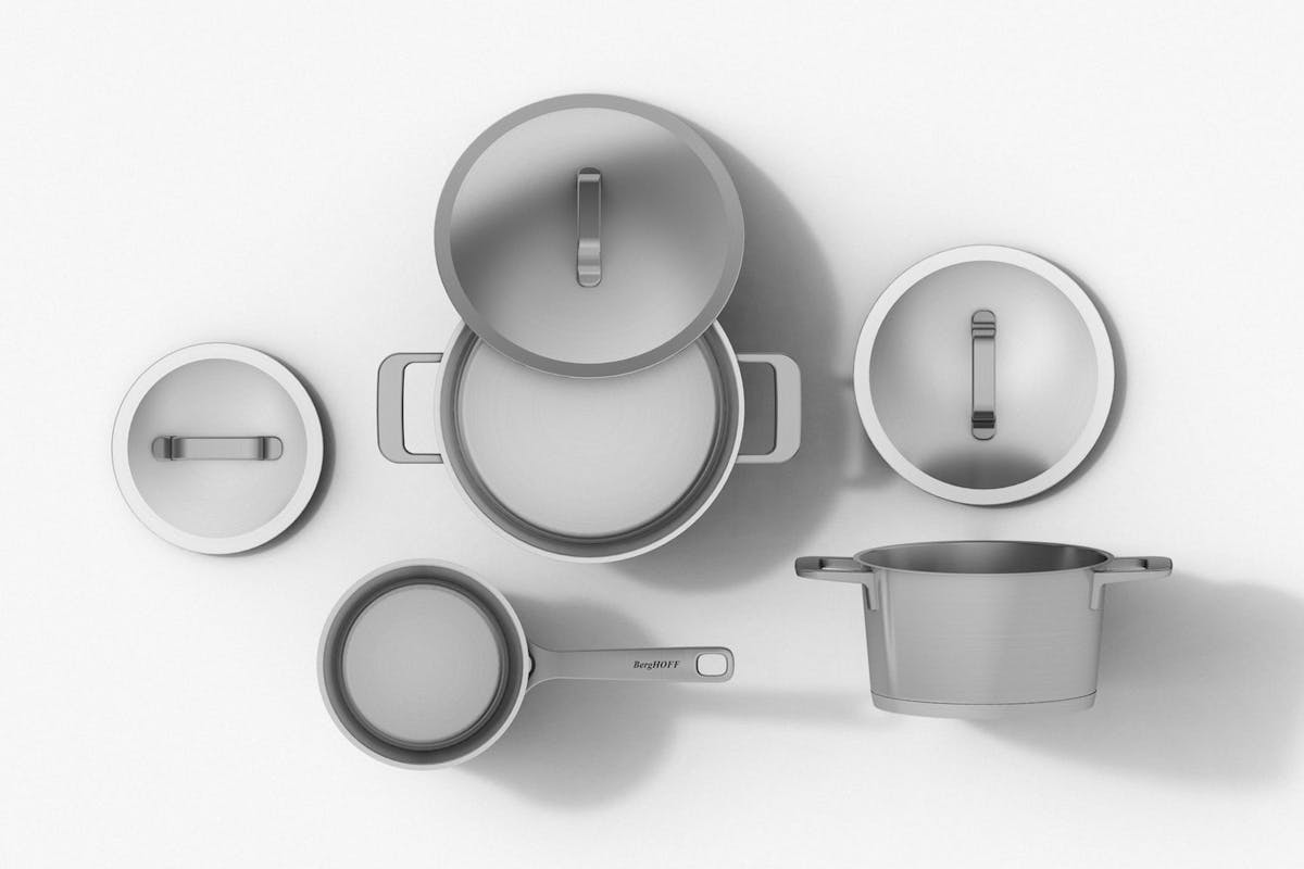 Berghoff Meta 10 Piece Cookware Set | Stainless Steel | Induction Ready-3