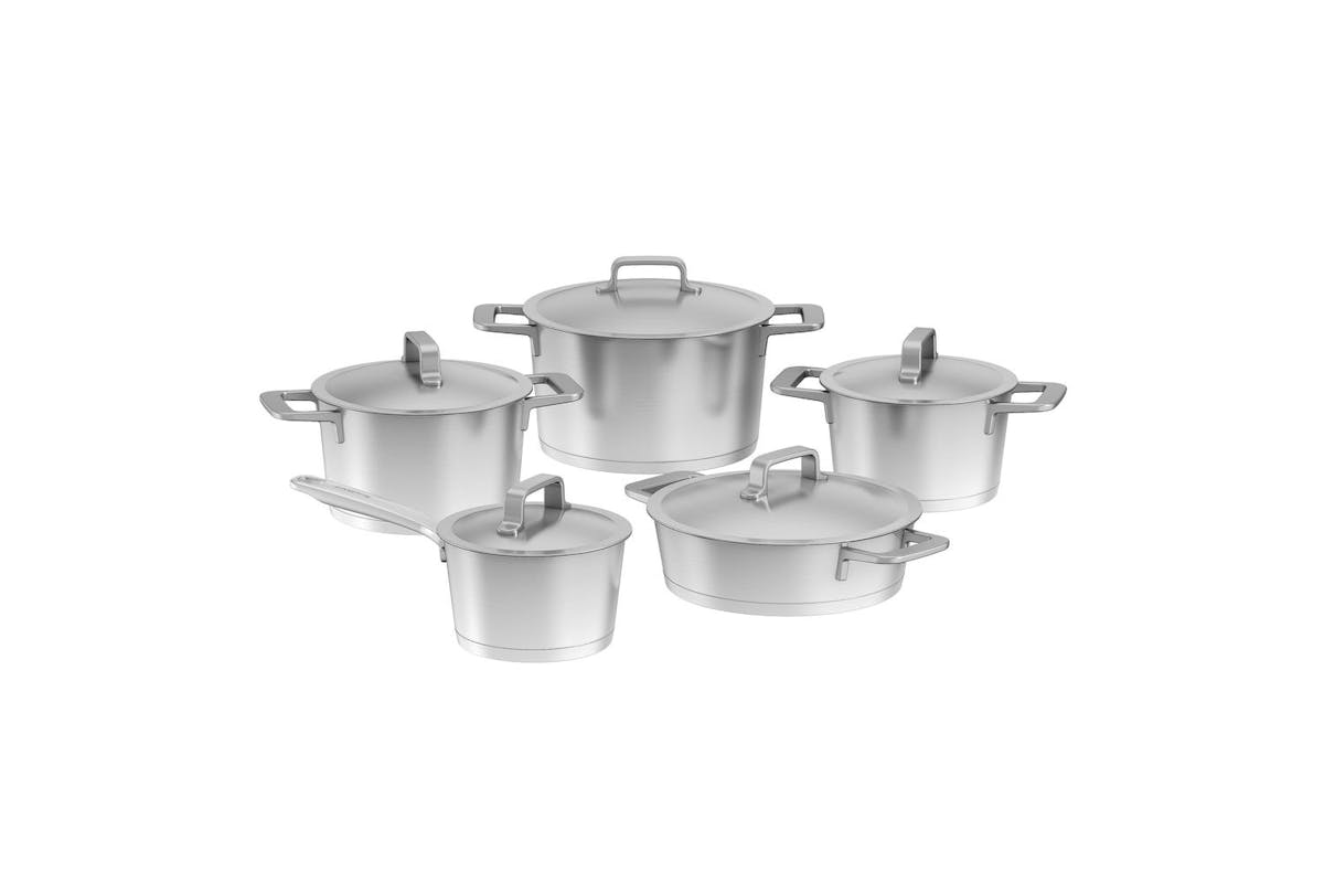 Berghoff Meta 10 Piece Cookware Set | Stainless Steel | Induction Ready-4