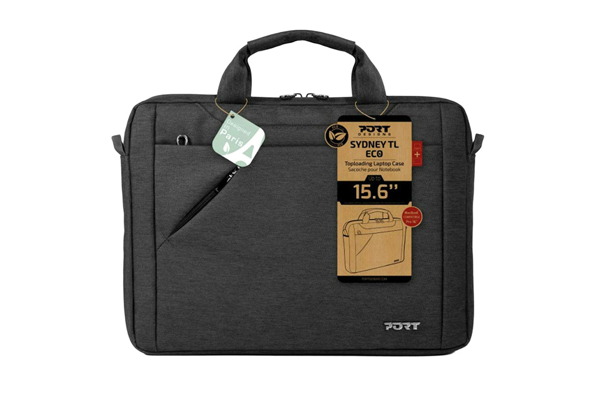 Portdesigns ECO Sydney 15.6" Laptop Bag | Black-5