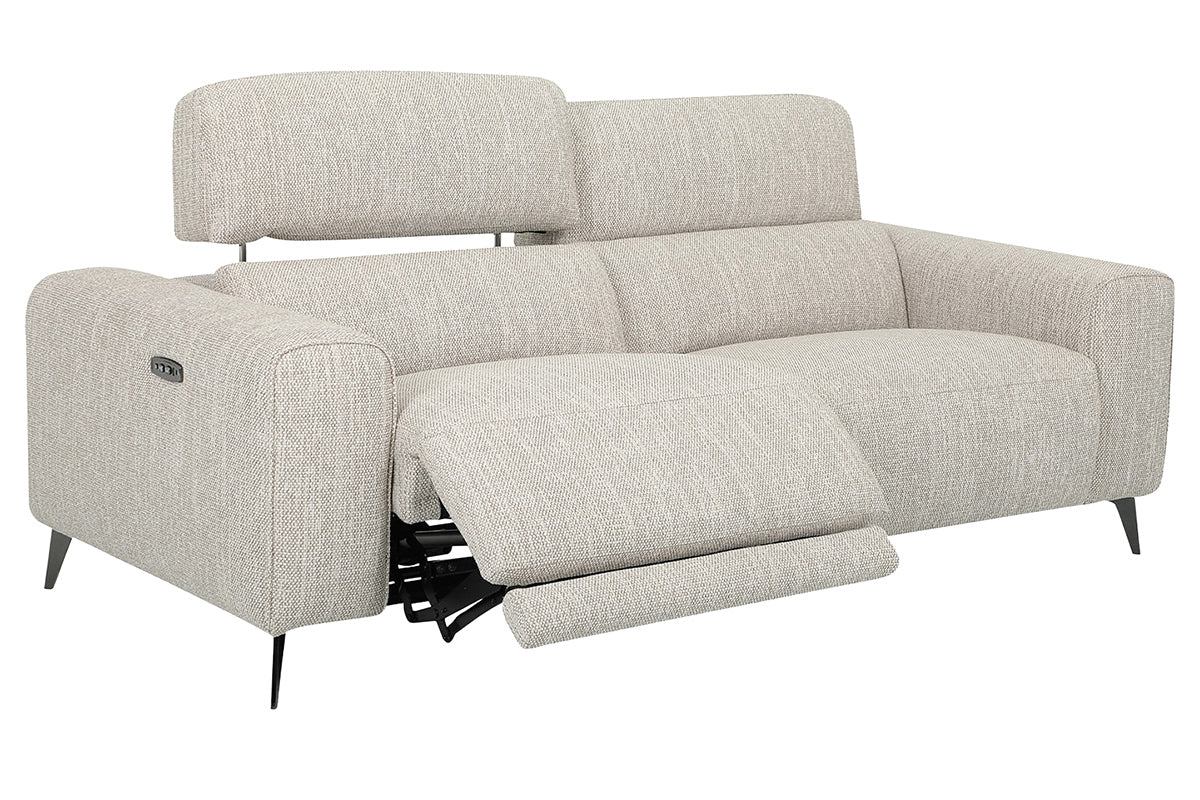 Florence 2.5 Seater Sofa | Power Recliner | Fabric | Beige-2