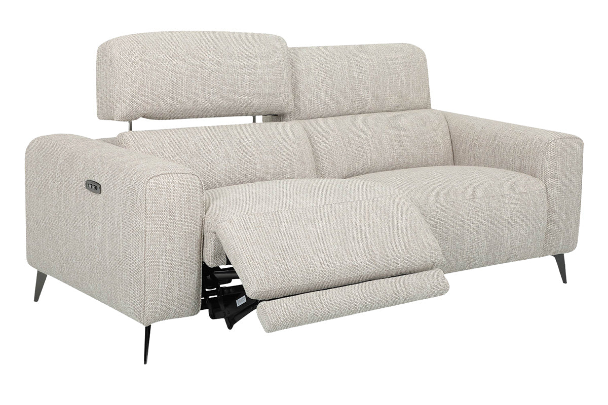 Florence 2 Seater Sofa | Power Recliner | Fabric | Beige-2