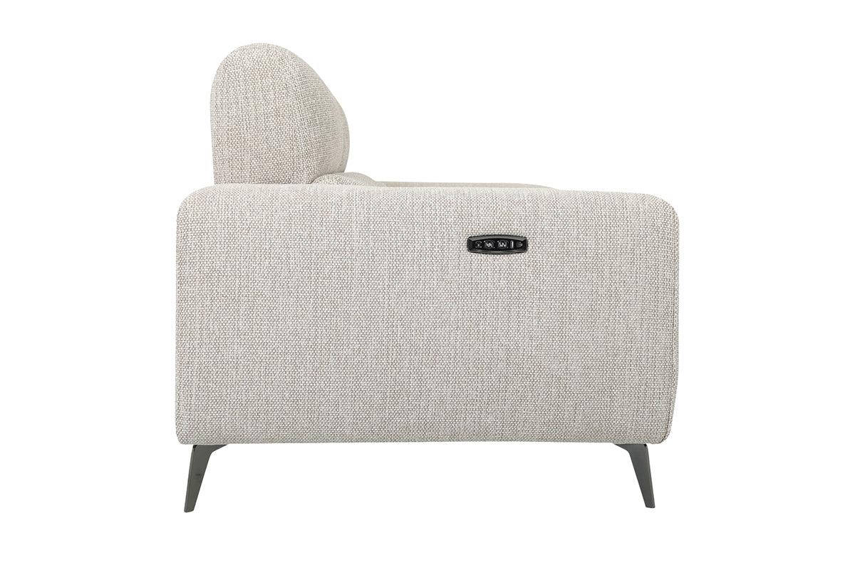 Florence 2 Seater Sofa | Power Recliner | Fabric | Beige-5