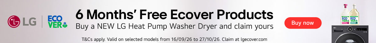 Claim FREE 6 month supply of Ecover with LG