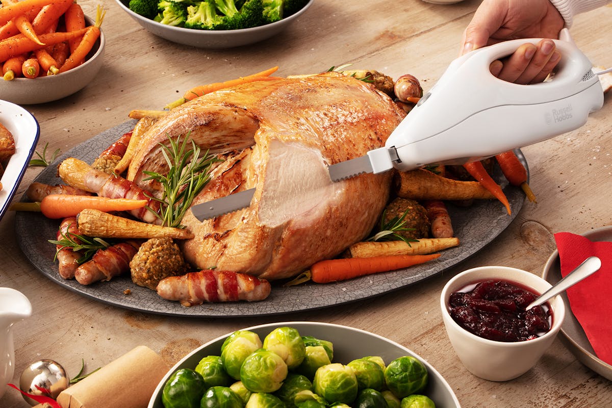 Russell Hobbs Electric Carving Knife | 13892 | White-9