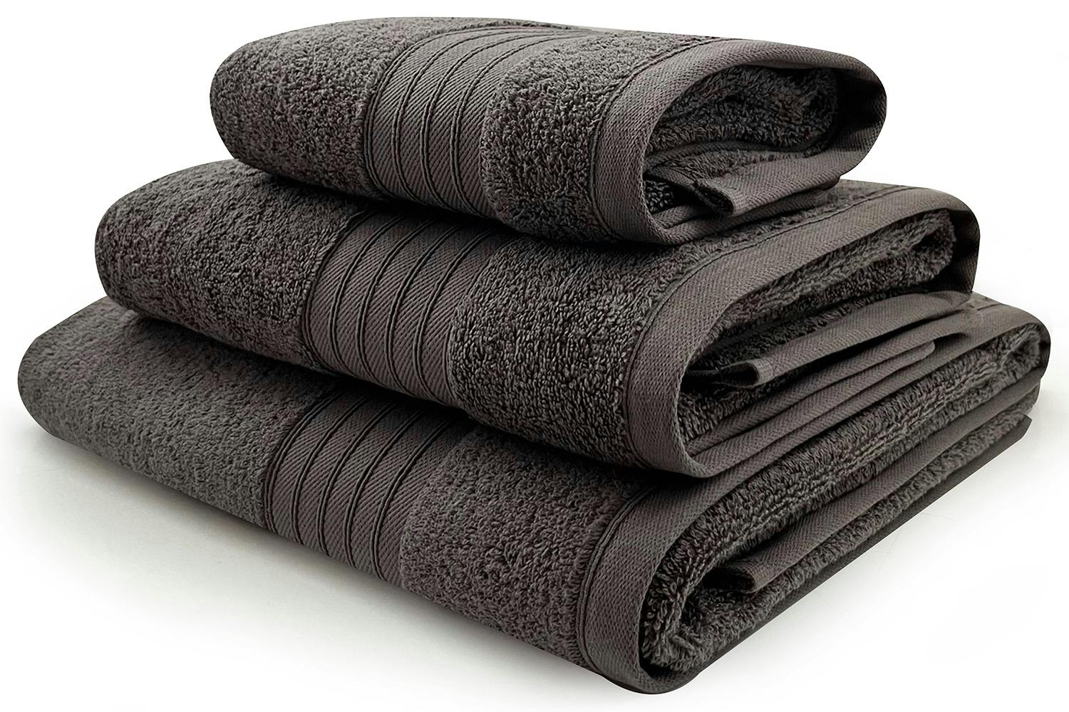 Cotton Terry Bath Towel | Grey-3