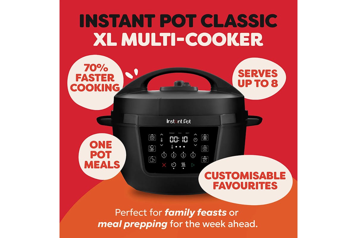 Instant Pot Classic XL Multi-Cooker | 140-0019-01-UK | Black-2