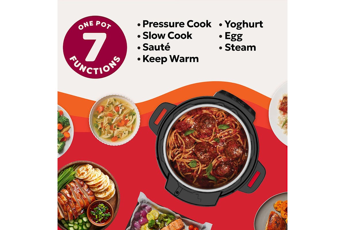 Instant Pot Classic XL Multi-Cooker | 140-0019-01-UK | Black-6