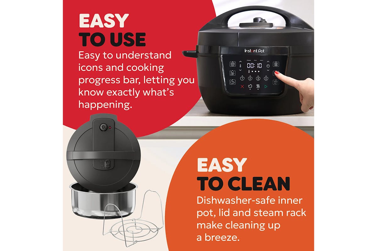 Instant Pot Classic XL Multi-Cooker | 140-0019-01-UK | Black-7