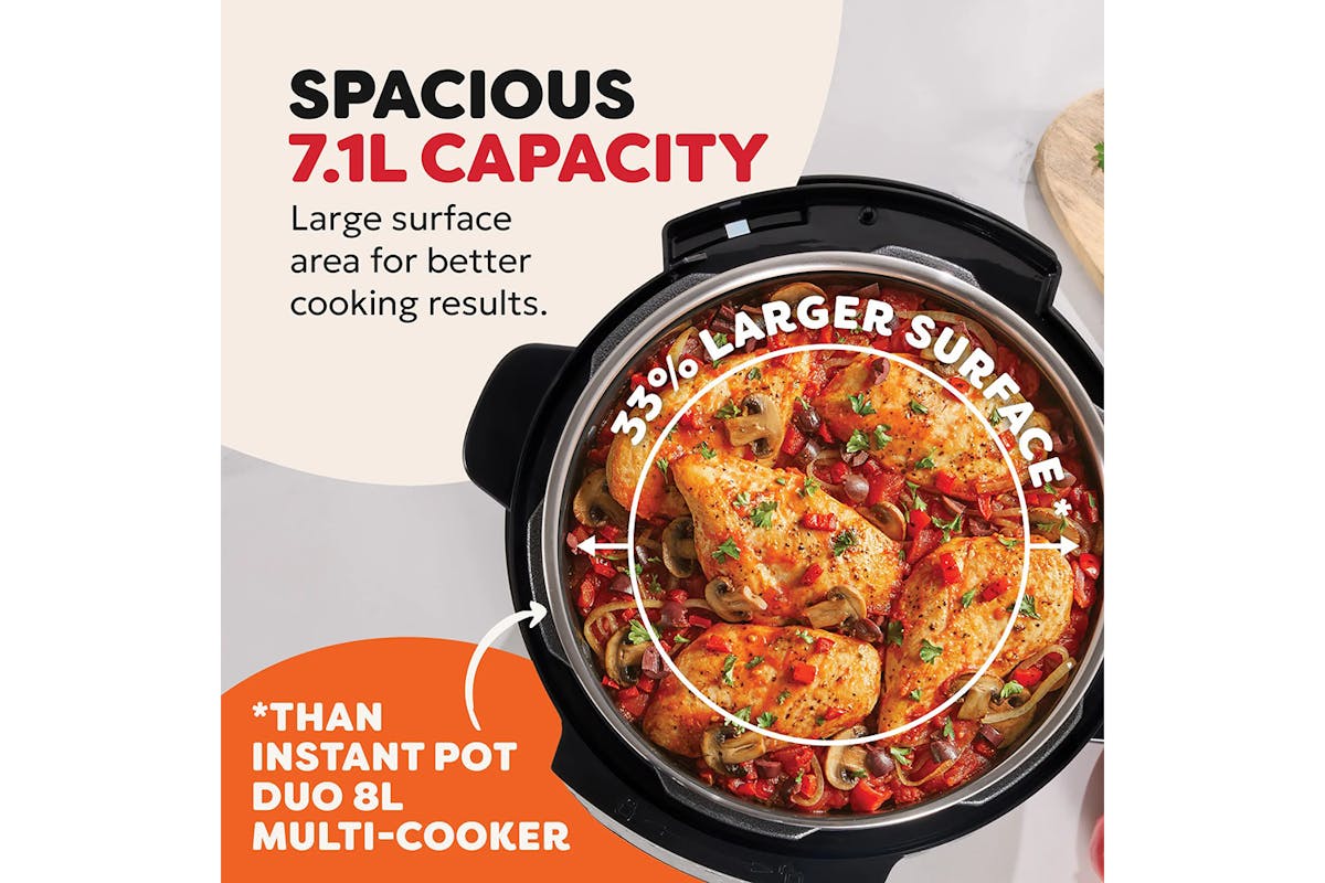 Instant Pot Classic XL Multi-Cooker | 140-0019-01-UK | Black-8