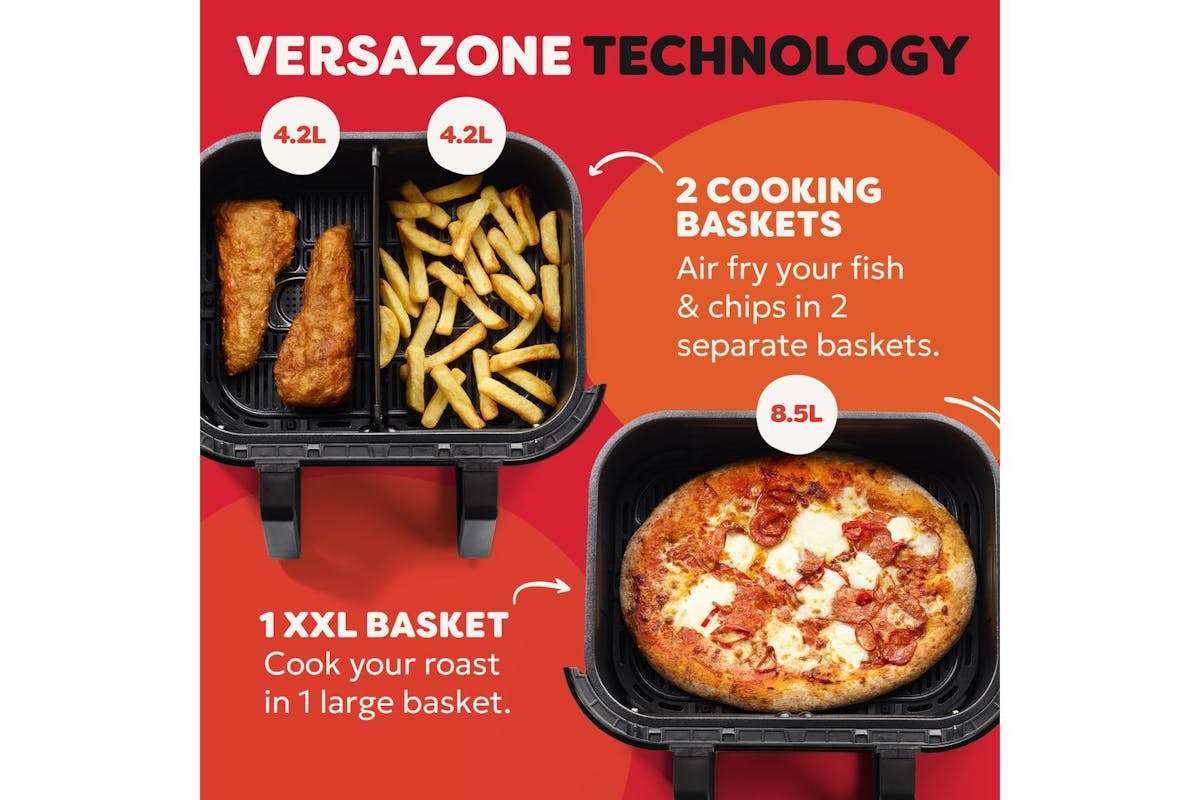 Instant Pot Vortex Plus Versazone 8.5L Air Fryer | 140-1151-01-UK | Black-6