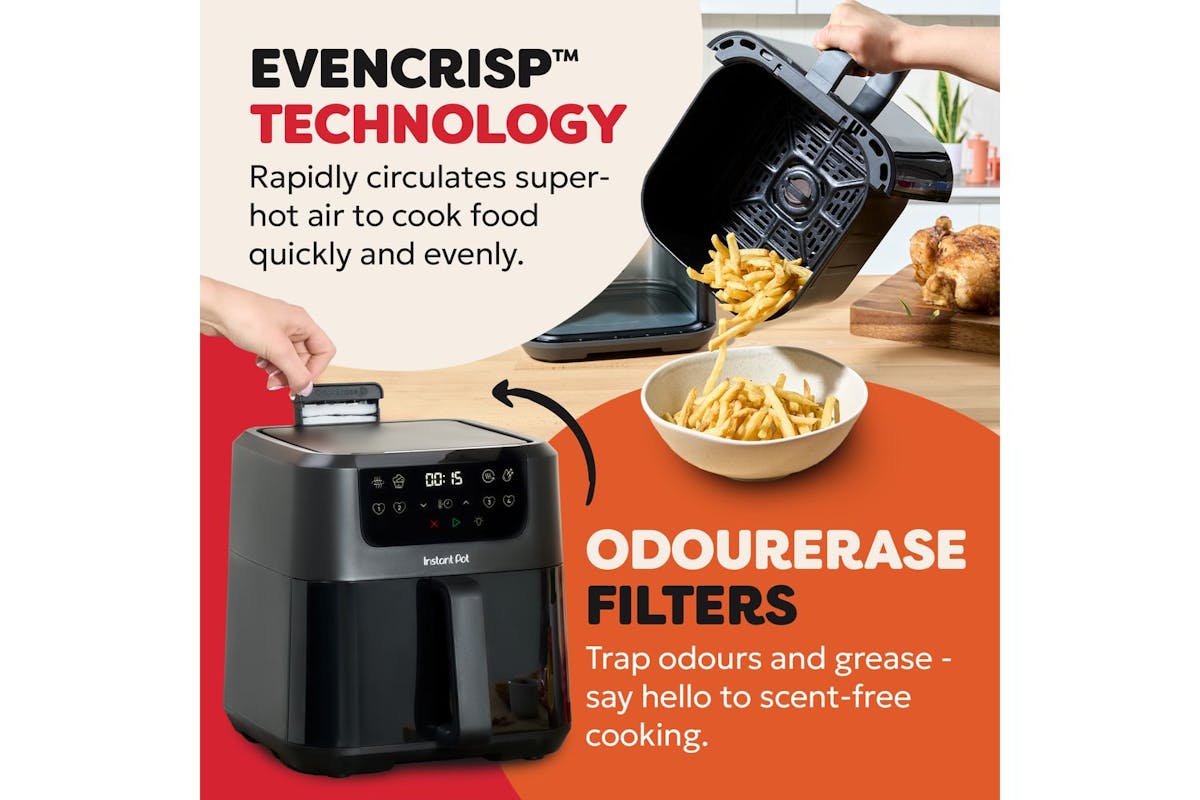 Instant Pot Vortex Compact 5L Air Fryer | 140-3083-01-UK | Black-7