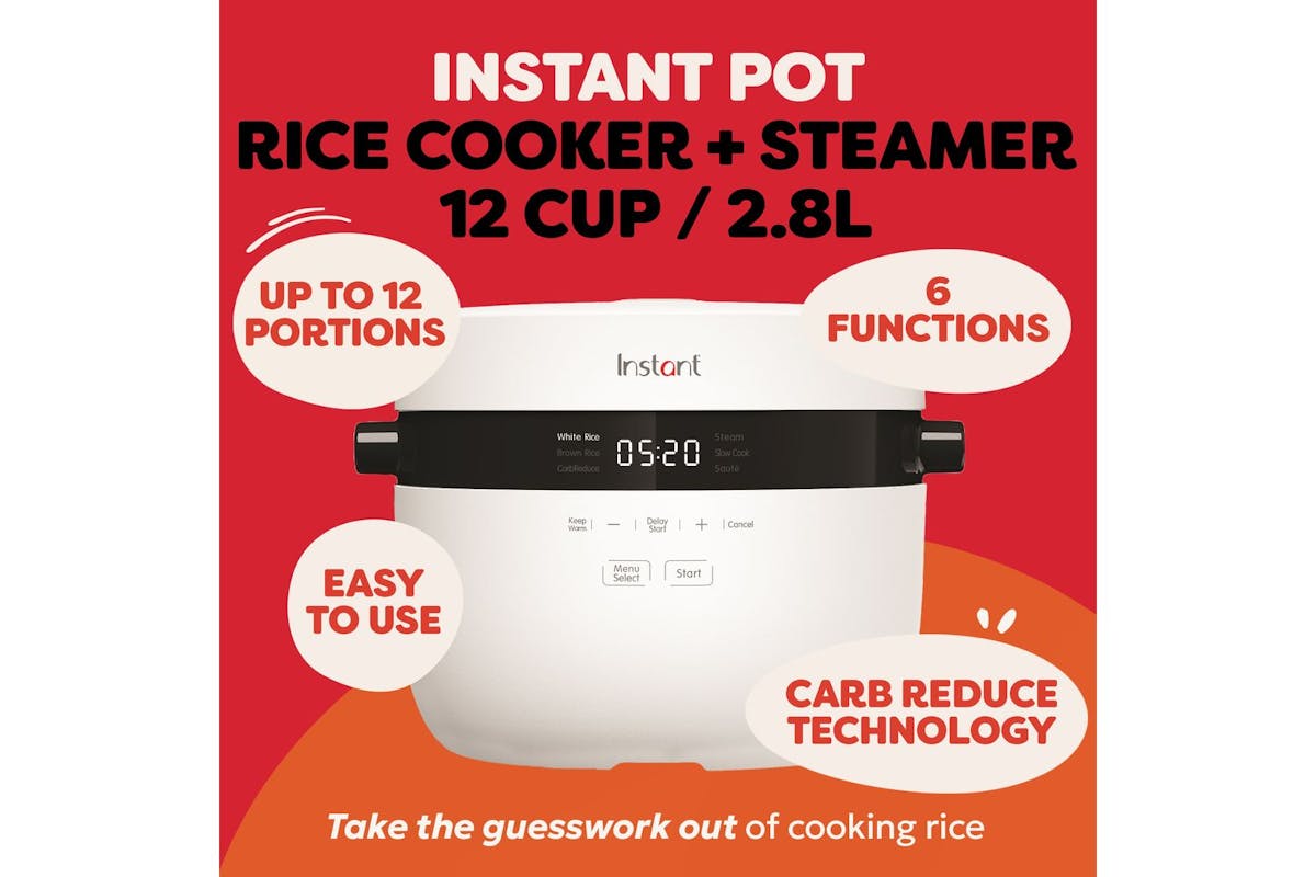 Instant Pot 1.8L Rice Cooker and Steamer | 140-5021-01-UK-2