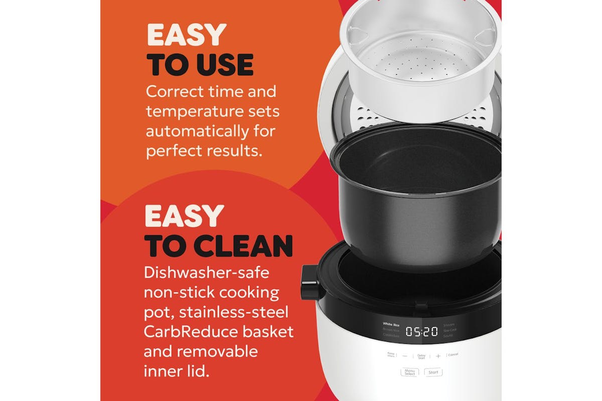 Instant Pot 1.8L Rice Cooker and Steamer | 140-5021-01-UK-3