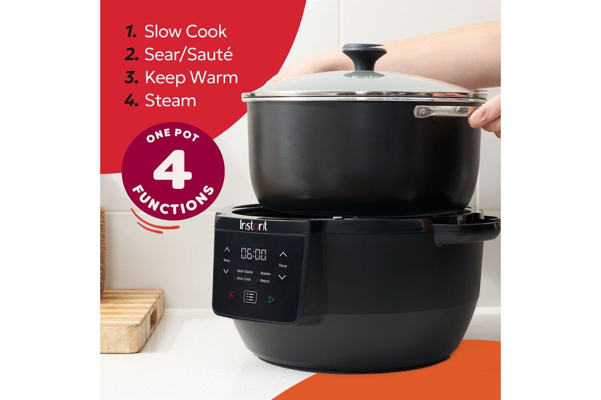 Instant Pot Superior 7L Slow Cooker  | 140-6128-01-UK | Black-6