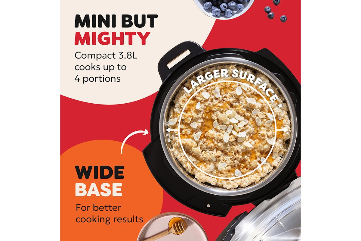 Instant Pot Classic 3.8L Mini Multi-Cooker | 140-8000-01-UK | Black-4