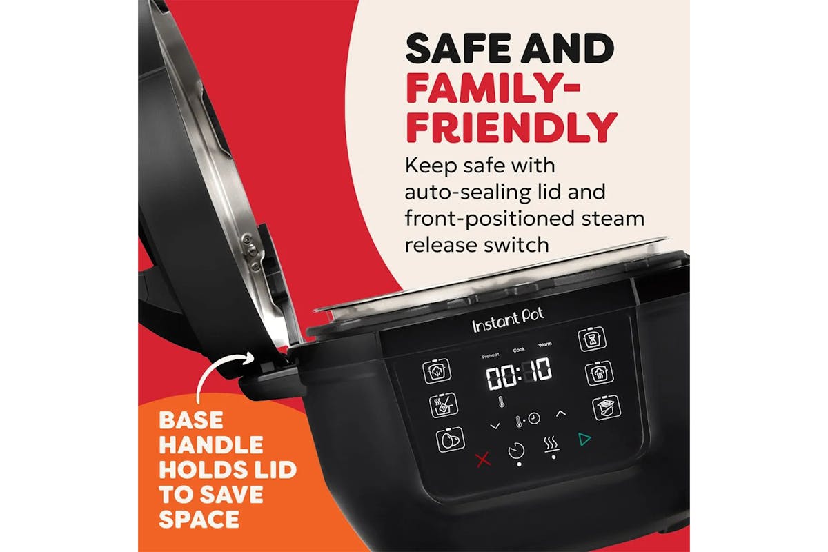 Instant Pot Classic 3.8L Mini Multi-Cooker | 140-8000-01-UK | Black-5