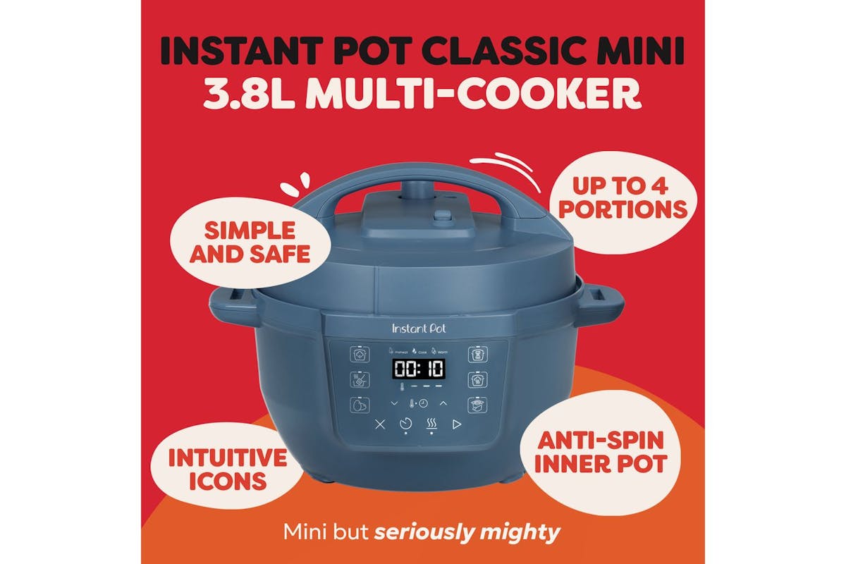 Instant Pot Duo 3.8 L Mini Multi-cooker | 140-8007-01-UK | Daydream Blue-4
