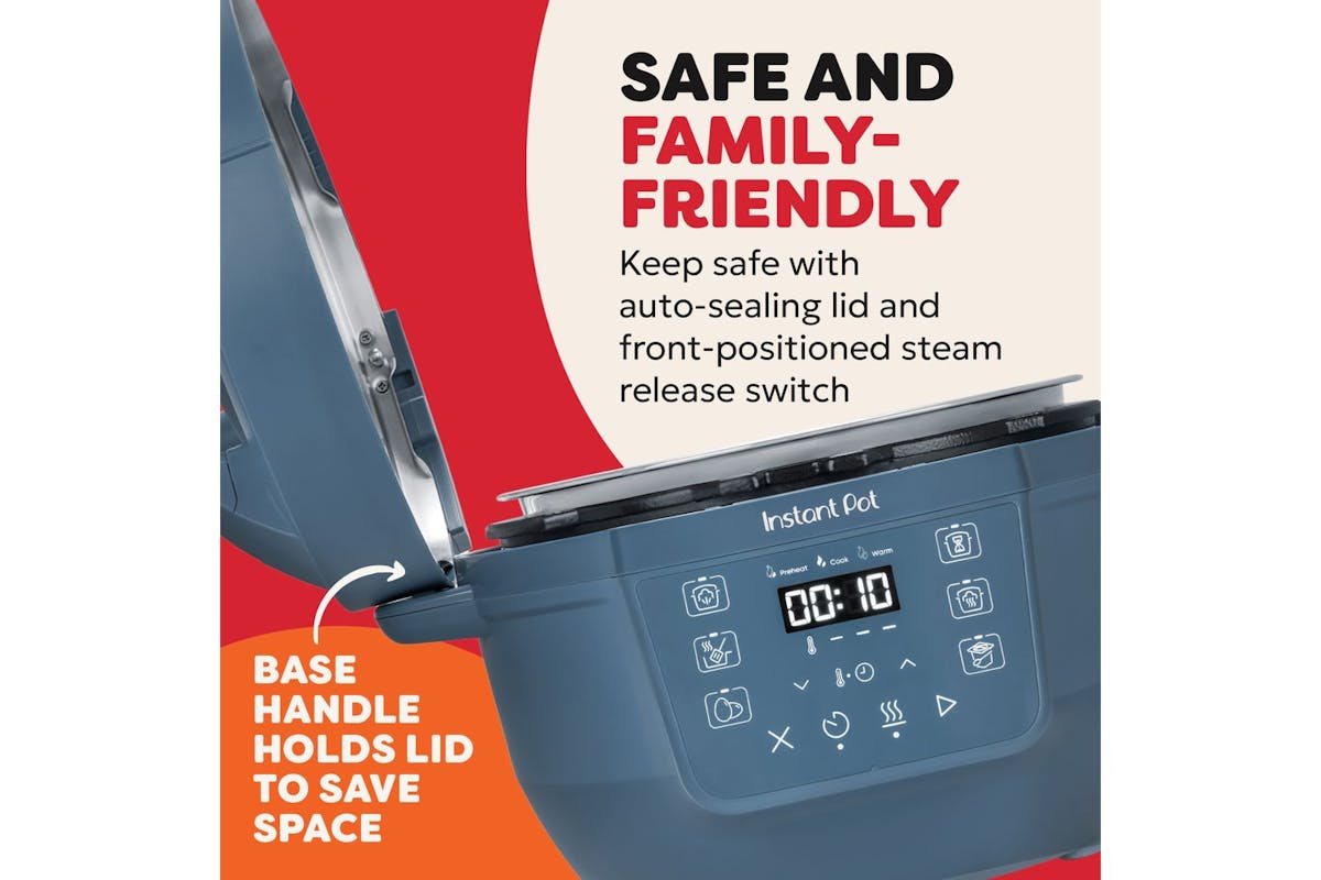 Instant Pot Duo 3.8 L Mini Multi-cooker | 140-8007-01-UK | Daydream Blue-7